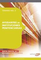 AYUDANTES DE INSTITUCIONES PENITENCIARIAS. TEMARIO  VOL. II.