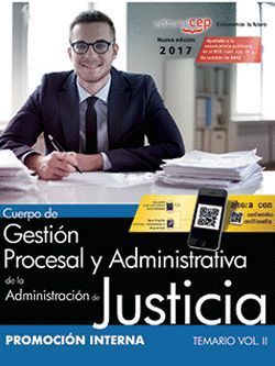 CUERPO GESTIÓN PROCESAL Y ADMINISTRATIVA DE LA ADMINISTRACIÓN DE JUSTICIA TEMARIO VOL.II PROMOCION INTERNA