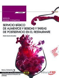 MANUAL. SERVICIO BASICO DE ALIMENTOS Y BEBIDAS Y T