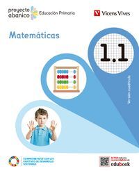 MATEMATICAS 1º EP TRIM+ACT BIENV CUADRICULA (ABANICO)