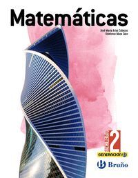MATEMÁTICAS 2 BACHILLERATO GENERACIÓN B