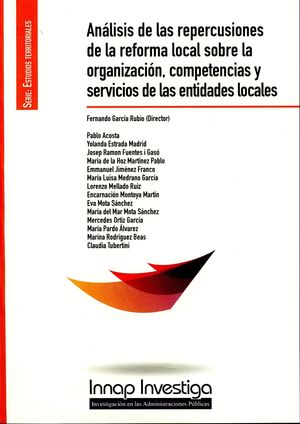 ANALISIS DE LAS REPERCUSIONES DE LA REFORMA LOCAL SOBRE LA ORGANI