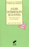 ANÁLISIS E INTERPRETACIÓN DE LA NOVELA