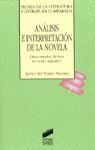 ANÁLISIS E INTERPRETACIÓN DE LA NOVELA