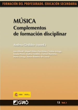 MÚSICA. COMPLEMENTOS DE FORMACIÓN DISCIPLINAR