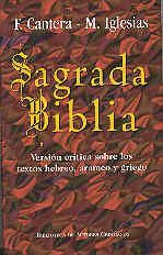 SAGRADA BIBLIA (CANTERA-IGLESIAS)