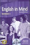 ENGLISH IN MIND FOR SPANISH SPEAKERS LEVEL 3 WORKBOOK WITH AUDIO CD 2ND EDITION