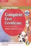 COMPLETE FIRST CERTIFICATE FOR SPANISH SPEAKERS FOR SCHOOLS PACK (STUDENT'S BOOK