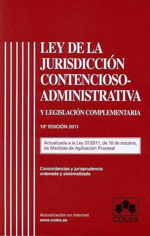 LEY DE LA JURISDICCION CONT.-ADMVA. 10ª ED.