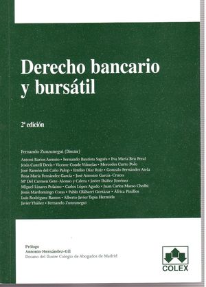 DERECHO BANCARIO Y BURSATIL 2ª ED.