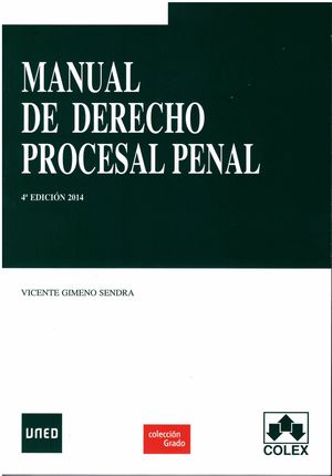 MANUAL DE DERECHO PROCESAL PENAL 2014