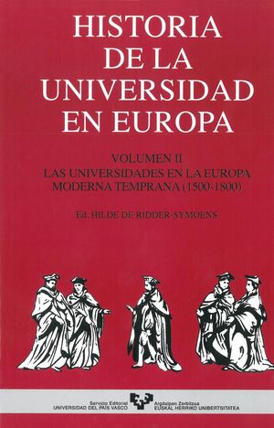 HISTORIA DE LA UNIVERSIDAD EN EUROPA. VOL. 2