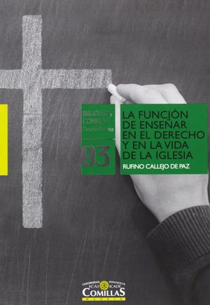 LA FUNCIÓN DE ENSEÑAR EN EL DERECHO Y EN LA VIDA DE LA IGLESIA