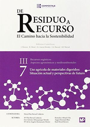 DE RESIDUO A RECURSO - III - RECURSOS ORGANICOS - VOL. 7