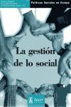 LA GESTION DE LO SOCIAL