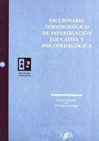 DICCIONARIO TERMINOLOGICO INVESTIGACION EDUCATIVA PSICOPEDAGOGIC