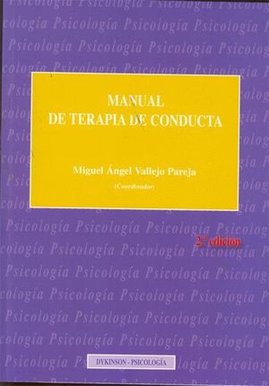 MANUAL DE TERAPIA DE CONDUCTA. TOMO II