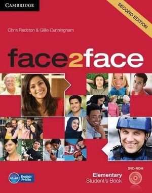 FACE 2 FACE ELEMENTARY PACK STUDENT'S BOOK + WOORBOOK + DVD ROM WITK KEY SPANISH SPEAKERS A1-A2