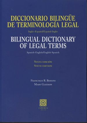 DICCIONARIO BILINGUE DE TERMINOLOGIA LEGAL (INGLES-ESPAÑOL / ESPA