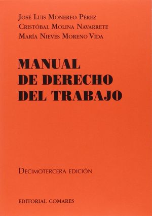 MANUAL DE DERECHO DEL TRABAJO