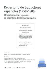 REPERTORIO DE TRADUCTORES ESPAÑOLES (1750-100)
