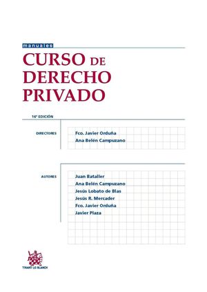 CURSO DE DERECHO PRIVADO