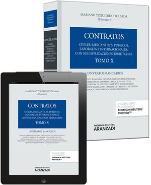 TOMO X. CONTRATOS BANCARIOS (PAPEL + E-BOOK)