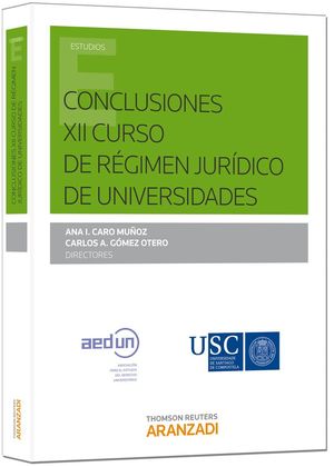 CONCLUSIONES XII CURSO DE RÉGIMEN JURÍDICO DE UNIVERSIDADES