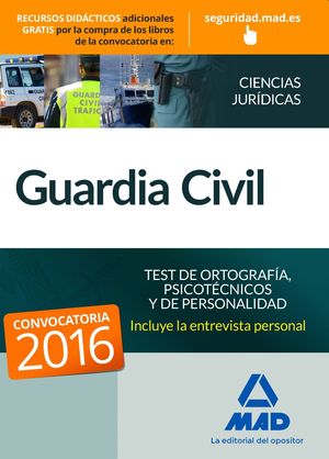 GUARDIA CIVIL. CONVOCATORIA 2016