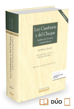 LEY CAMBIARIA Y DEL CHEQUE 7ªED. (PAPEL + E-BOOK)