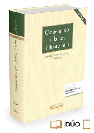COMENTARIOS A LA LEY HIPOTECARIA