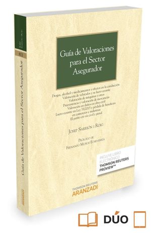 GUIA DE VALORACIONES PARA EL SECTOR ASEGURADOR (PAPEL + E-BOOK)