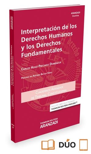 INTERPRETACION DERECHOS HUMANOS Y FUNDAMENTALES