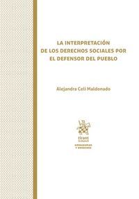 LA INTEPRETACIÓN DE LOS DERECHOS SOCIALES POR EL DEFENSOR DEL PUEBLO