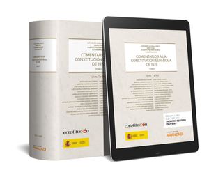 COMENTARIOS A LA CONSTITUCIÓN ESPAÑOLA DE 1978 - 2 TOMOS (PAPEL + E-BOOK)