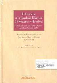 EL DERECHO A LA IGUALDAD EFECTIVA DE MUJERES Y HOMBRES (PAPEL + E-BOOK)