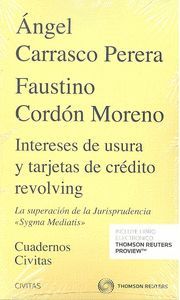 INTERESES DE USURA Y TARJETAS DE CRÉDITO REVOLVING.  (DÚO)