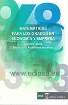 MATEMÁTICAS PARA LOS GRADOS DE ECONOMÍA Y EMPRESA