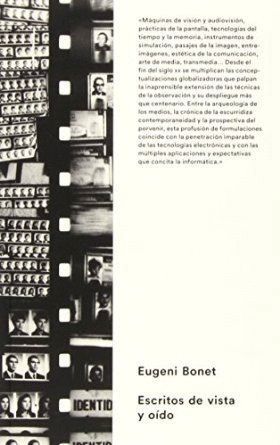 EUGENI BONET. ESCRITOS DE VISTA Y OÍDO