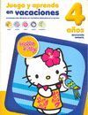 HELLO KITTY. JUEGA Y APRENDE EN VACACIONES, 4 AÑOS