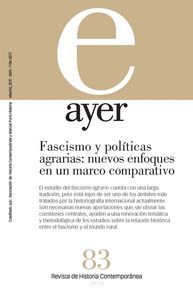 FASCISMO Y POLÍTICAS AGRARIAS: NUEVOS ENFOQUES EN UN MARCO COMPARATIVO