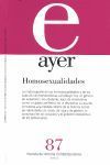 HOMOSEXUALIDADES (AYER 87)