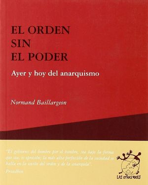 EL ORDEN SIN EL PODER