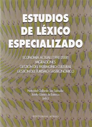 ESTUDIOS DE LEXICO ESPECIALIZADO