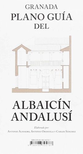 GRANADA PLANO GUIA DEL ALBAICIN ANDALUSI