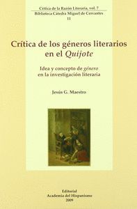 CRITICA DE LOS GENEROS LITERARIOS EN EL QUIJOTE