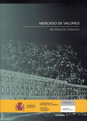 MERCADO DE VALORES. RECOPILACIÓN NORMATIVA