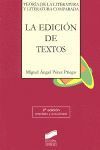 LA EDICIÓN DE TEXTOS