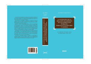 LA EXTINCIÓN DE LA RELACIÓN DE SERVICIO DE LOS EMPLEADOS PÚBLICOS. PERSONAL FUNC