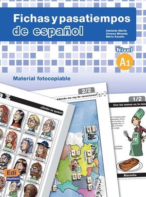 FICHAS Y PASATIEMPOS DE ESPAÑOL